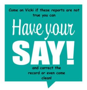 Have your say Vicki!