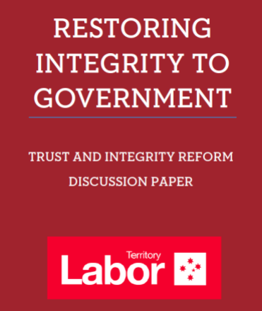 This was the NT Labours Election Manifesto