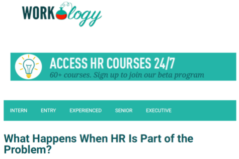 What happens when HR is part of the problem?